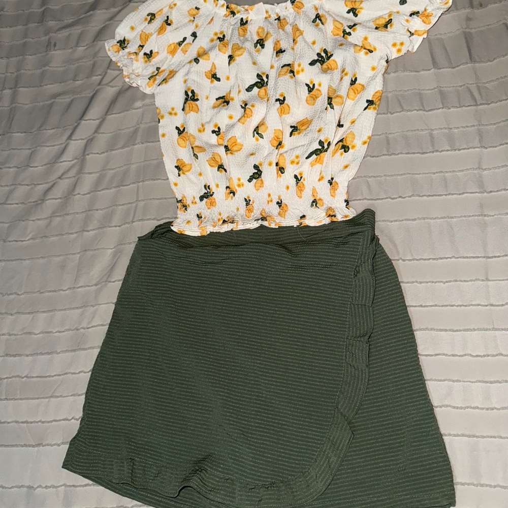Green Women's Skirt
